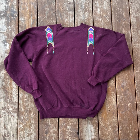 90’s Puff Paint Sweatshirt - Picture 9 of 9